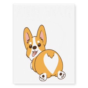 Corgi Hoodie - Corgi Sweatshirt Temporary Tattoos