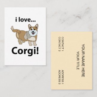 Corgi I Love Corgi 