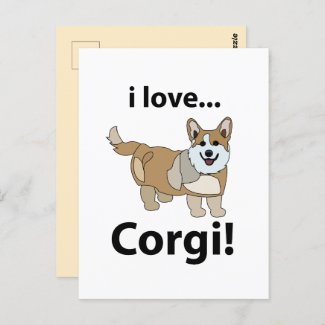 Corgi I Love Corgi 