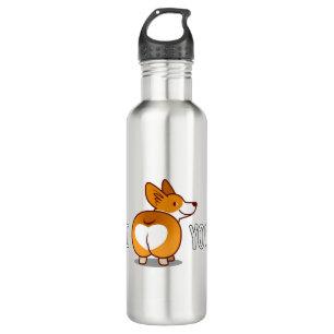 Corgi - I love you Stainless Steel Water Bottle