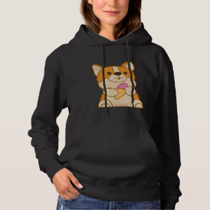 Corgi Ice Cream Plushie Toy Hoodie