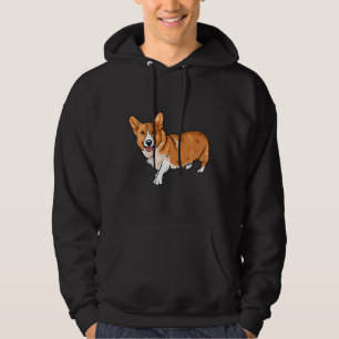 Corgi Illustration Dog Owner Love Corgis Hoodie