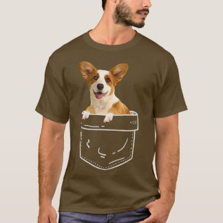 Corgi In Pocket Corgi Dog Lover T-Shirt