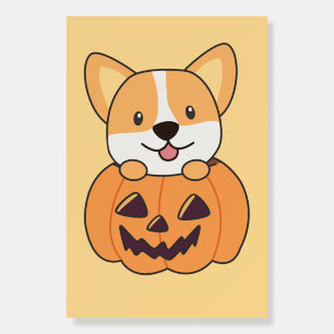 Corgi In Pumpkin Cute Dogs Happy Halloween Foam Bo Board