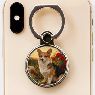 Corgi in the Roses II Ring Holder
