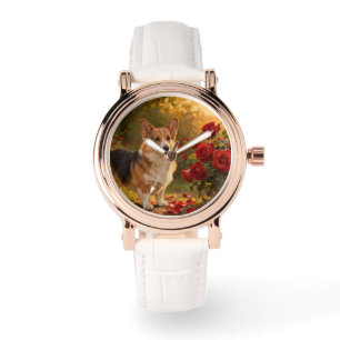 Corgi in the Roses V Watch