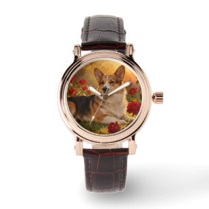 Corgi in the Roses VI Watch