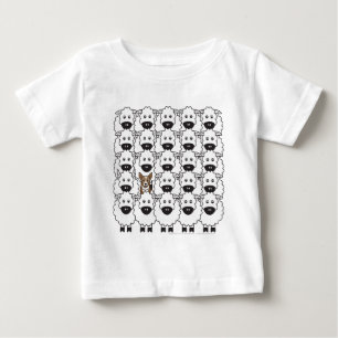 Corgi in the Sheep Baby T-Shirt