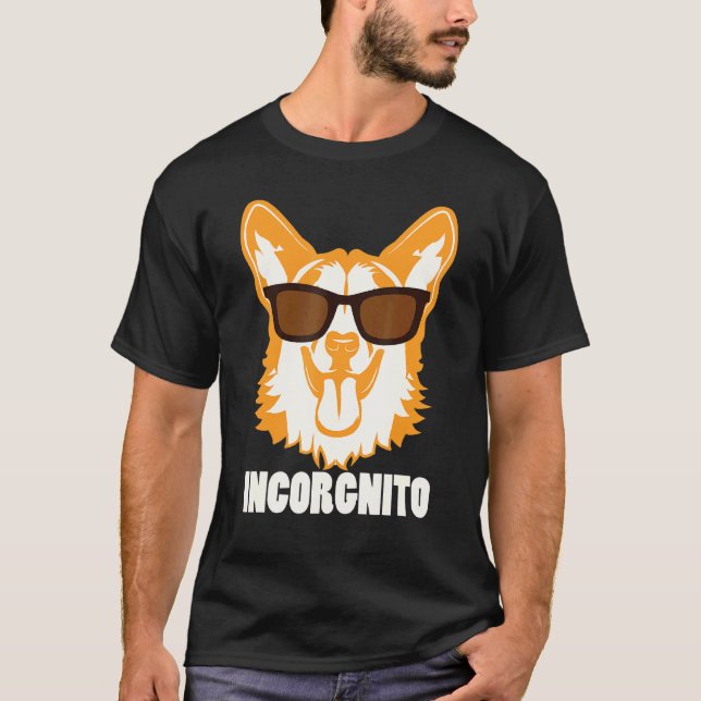 Corgi Incorgnito T-Shirt (Front)