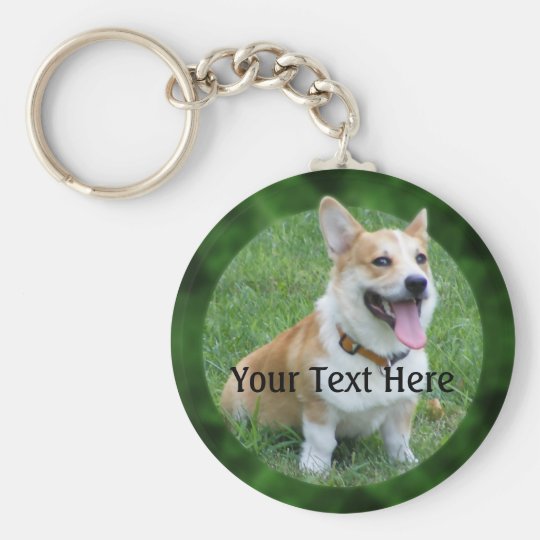 corgi plush keychain