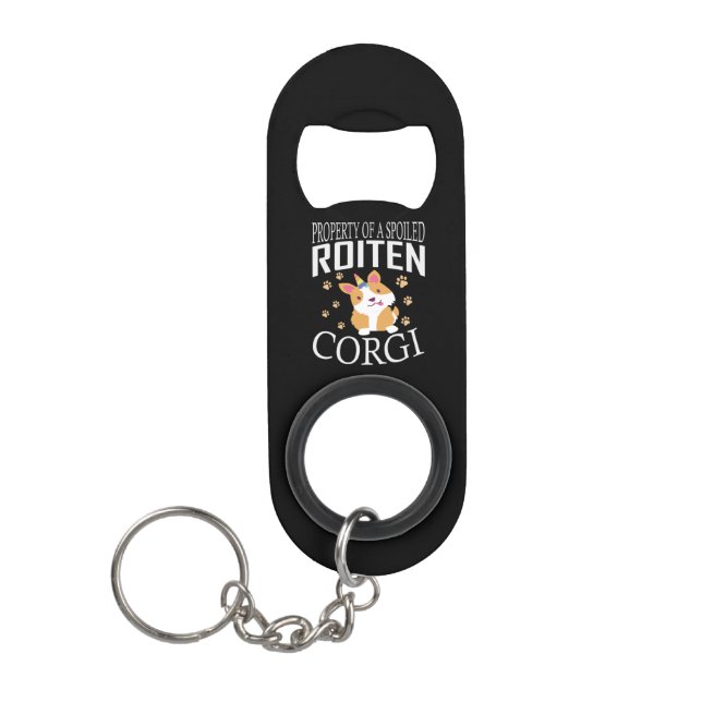 Corgi Keychain Bottle Opener (Front)