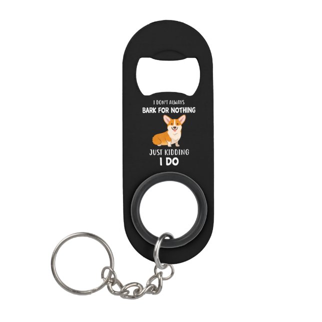 Corgi Keychain Bottle Opener (Front)