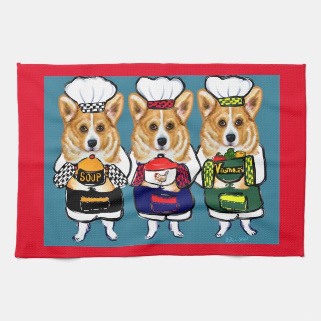 CORGI KITCHEN TOWEL (Horizontal)