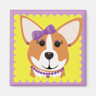 Corgi Lady Magnet