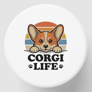 Corgi Life Shirt Vintage Engraving Dog Lover Art_1 Mini Candle Favors