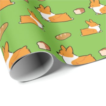 Corgi Loaf Gift Wrapping Paper by CorgiThings at Zazzle