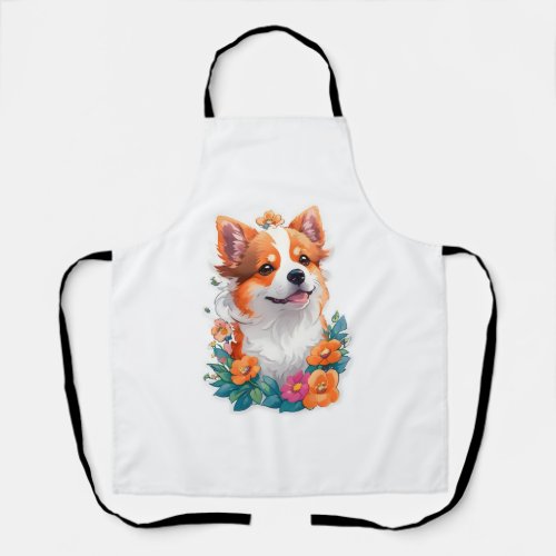 Corgi Love _ Celebrating the Playful and Lovable C Apron