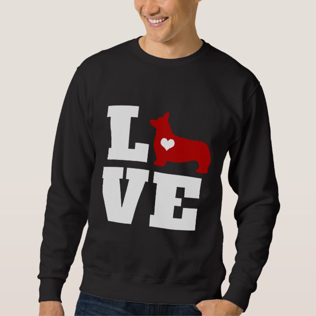 Corgi Love Corgi Sweatshirt (Front)