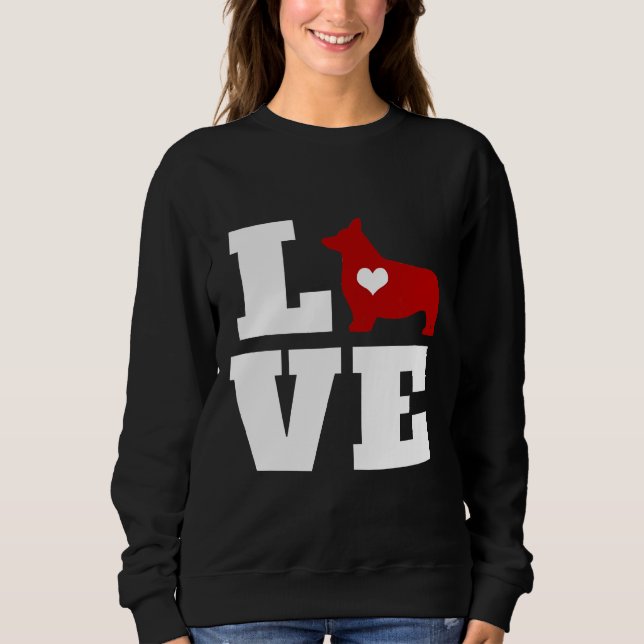 Corgi Love Corgi Sweatshirt (Front)