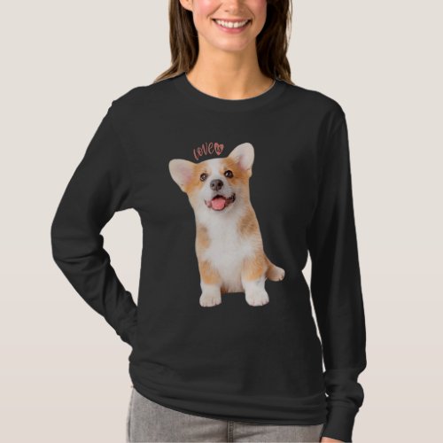 Corgi  Love Is Dog Mom Dad Puppy Pet Women Men Kid T_Shirt