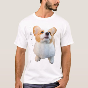 Corgi Love Is Dog Mom Dad Tee Puppy Pet Women Men