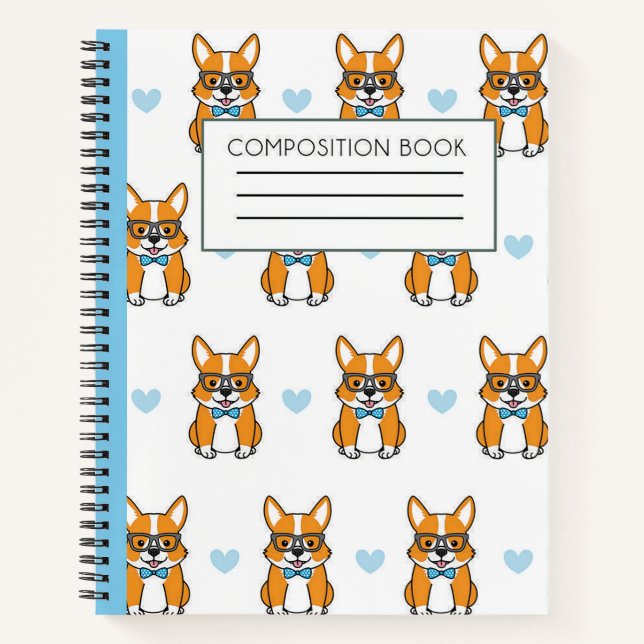 Corgi love notebook (Front)
