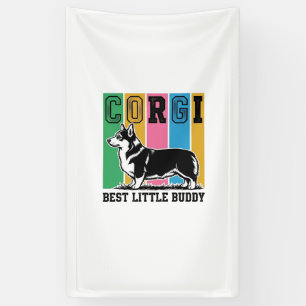 Corgi Love Shirt Vintage Engraving Dog Silhouette_ Banner