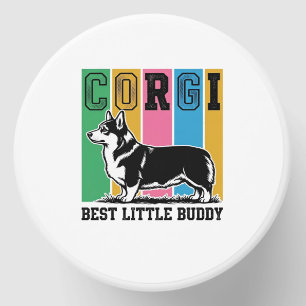 Corgi Love Shirt Vintage Engraving Dog Silhouette_ Mini Candle Favors
