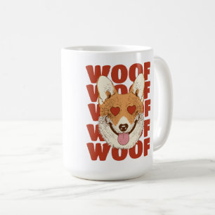 CORGI LOVE woof Coffee Mug
