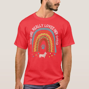 Corgi Lover Corgi Owner This Girl Really Loves Her T-Shirt