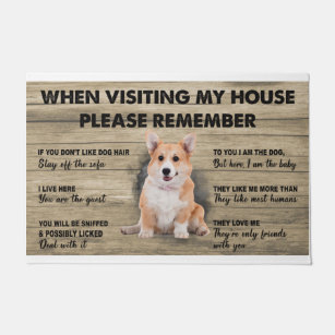 Funny Dog Quotes Doormats Outdoor Rugs Zazzle