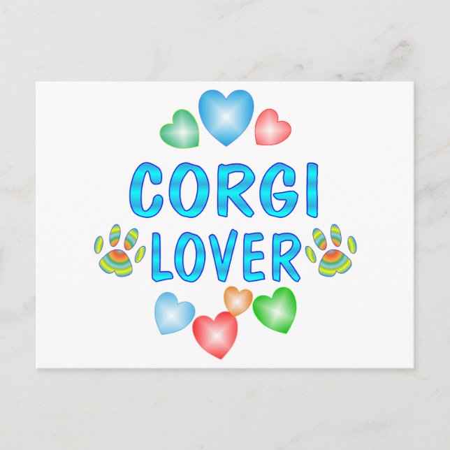Corgi Lover Postcard (Front)