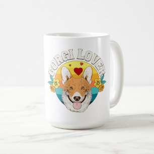 CORGI LOVER rainbow Coffee Mug