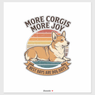 Corgi Lover Shirt Vintage Engraving Dog Quote Desi Sticker