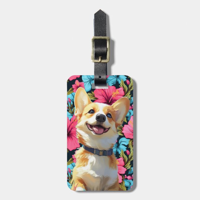 Corgi Luggage Tags (Front Vertical)