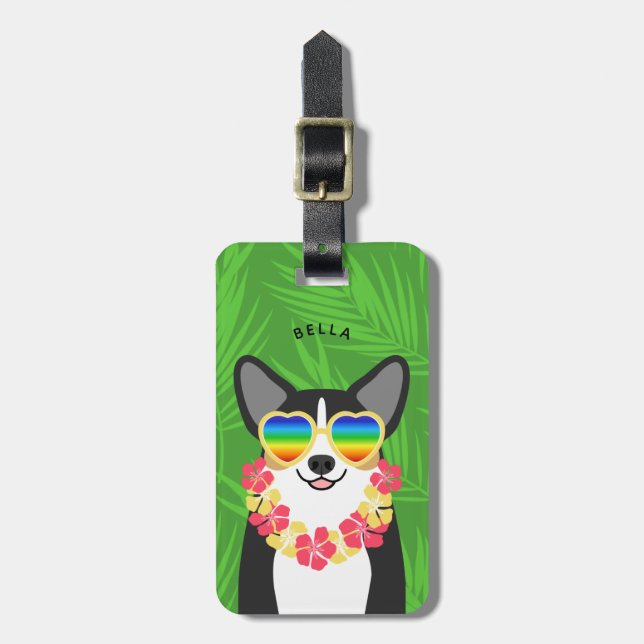 Corgi Luggage Tags (Front Vertical)