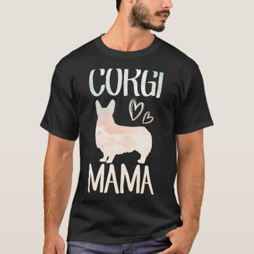 Corgi Mama Dog T_Shirt