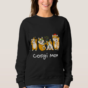 Corgi Mom Christmas Party Edition Sweatshirt