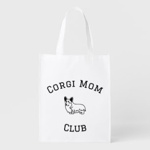 Corgi Mom Club Grocery Bag