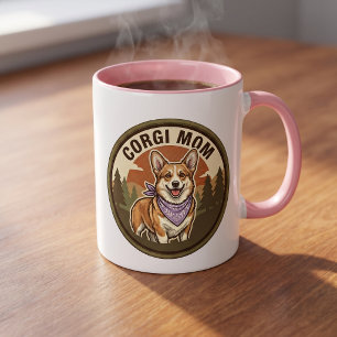 Corgi Mom Coffee Mug   Welsh Corgi Dog Mom Gift