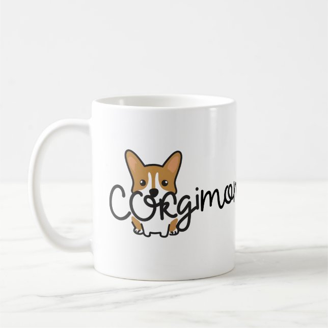Corgi Mom Corgi Welsh Corgi Dog Owner  Coffee Mug (Left)