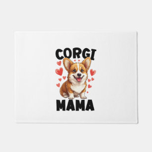 Corgi Mom - Cute Corgi Mama Doormat