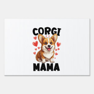 Corgi Mom - Cute Corgi Mama Sign