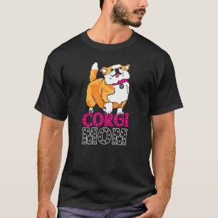 Corgi Mom Derpy Corgo Walking T-Shirt