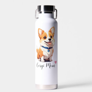 Corgi Mom Dog Copper Vacuum  Water Bottle
