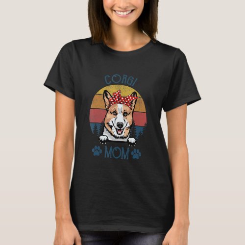 Corgi Mom Dog Mama Mothers Day 1 T-Shirt