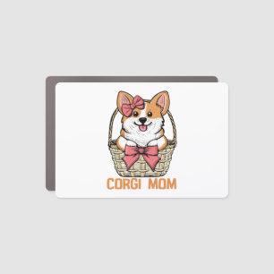 Corgi Mom Dog Owner Gift Women Corgi Mother Corgi Car Magnet