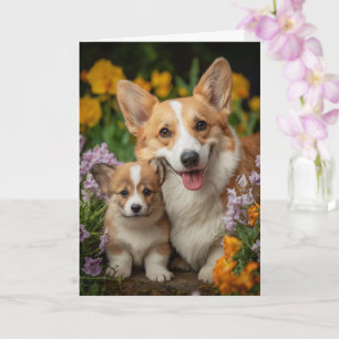 Corgi Mom Mother’s Day Love Card