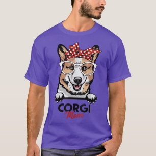 Corgi Mom Mothers Day Dog Lovers Gifts For Women T-Shirt