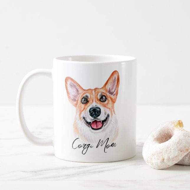  Corgi Mom Mug (With Donut)